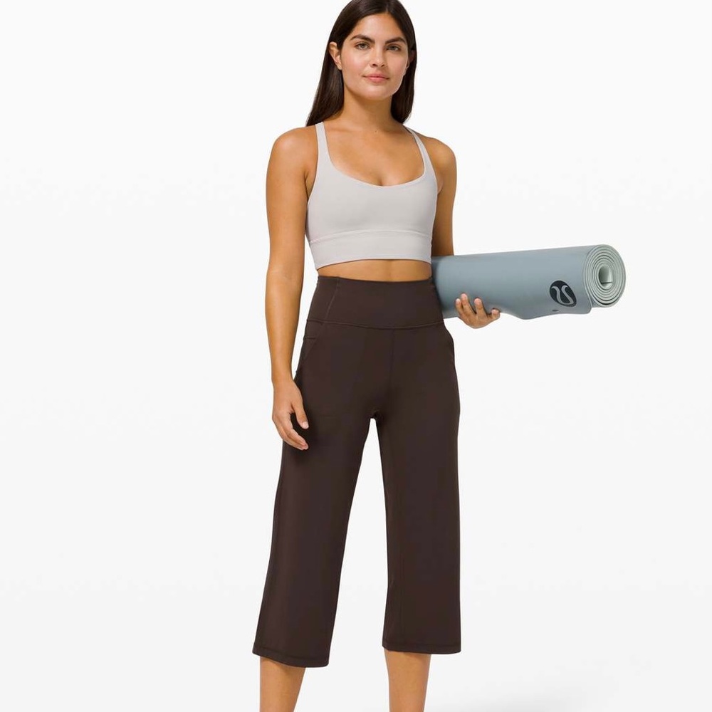 NWOT Lululemon Align Wide Leg Crop 23” French Press Sz 12